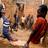 Group of homeless children in liberia